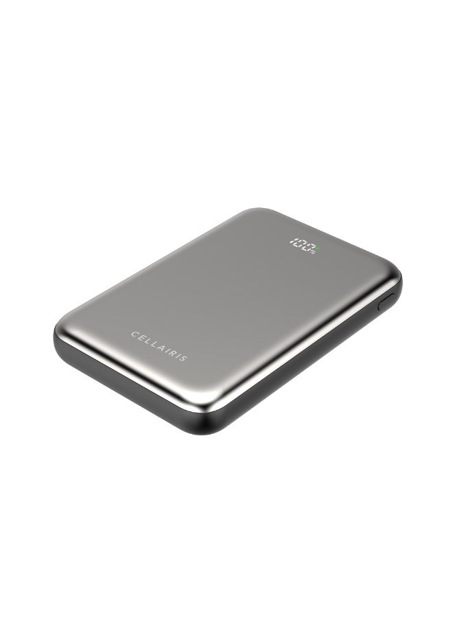 Cellairis Power Lux Mini 10000mAh Power Bank, 20W PD Fast Charging, Dual Type-C Ports, Digital Battery Display - Image 4